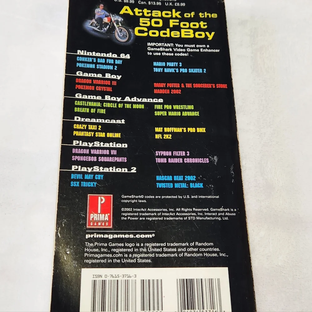 GameShark Pocket Power Guide 10th Edition Prima's Authorized Guide